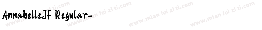 AnnabelleJF Regular字体转换